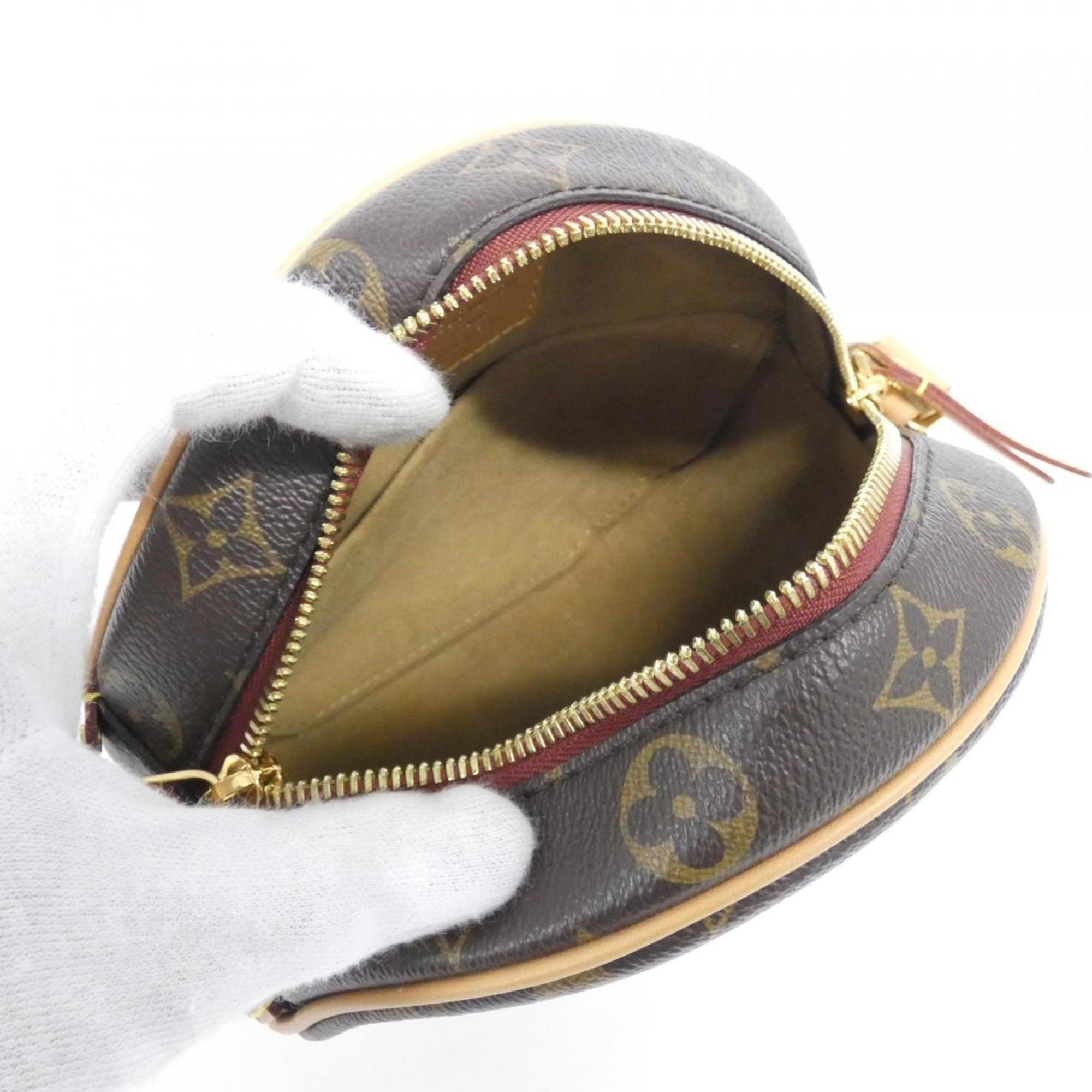 Louis Vuitton Brown Coated Canvas Shoulder Bag