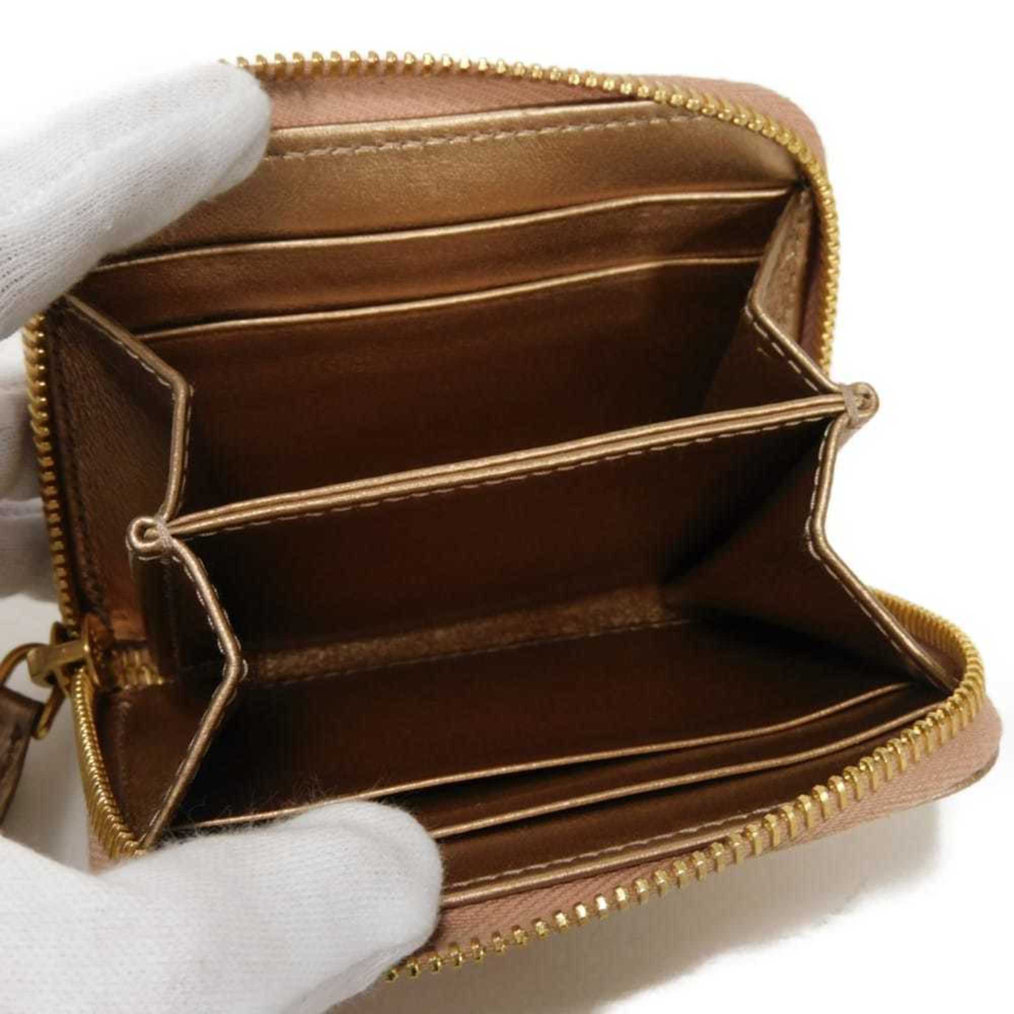 Prada Pink Leather Coin Purse/Coin Case