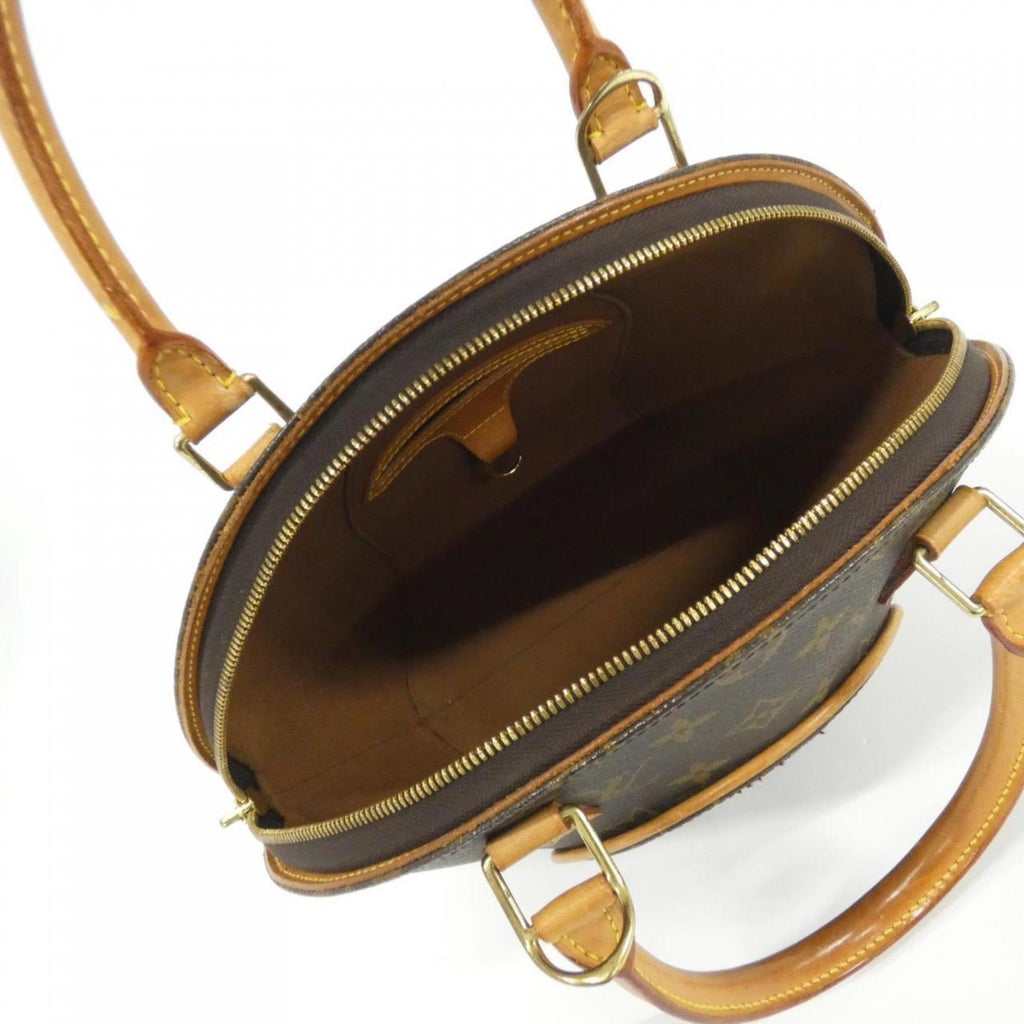 Louis Vuitton Brown Coated Canvas Handbag
