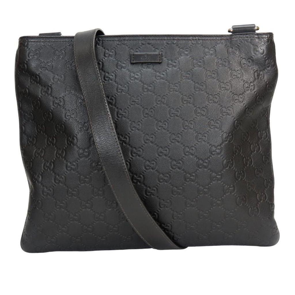 Gucci Black Leather Shoulder Bag (Pre-Owned)