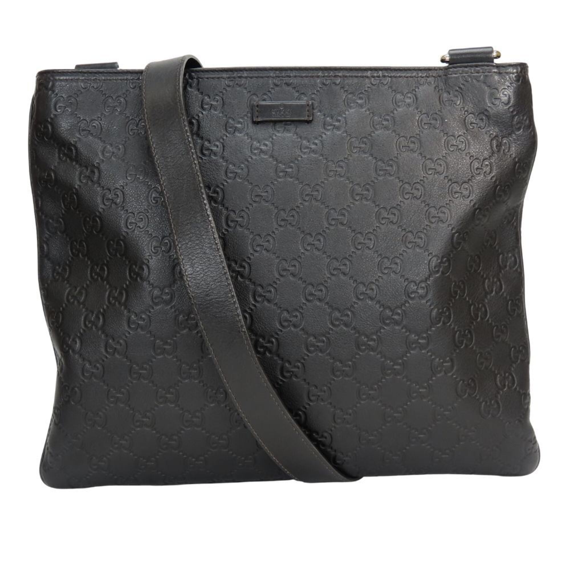 Gucci Black Leather Shoulder Bag (Pre-Owned)