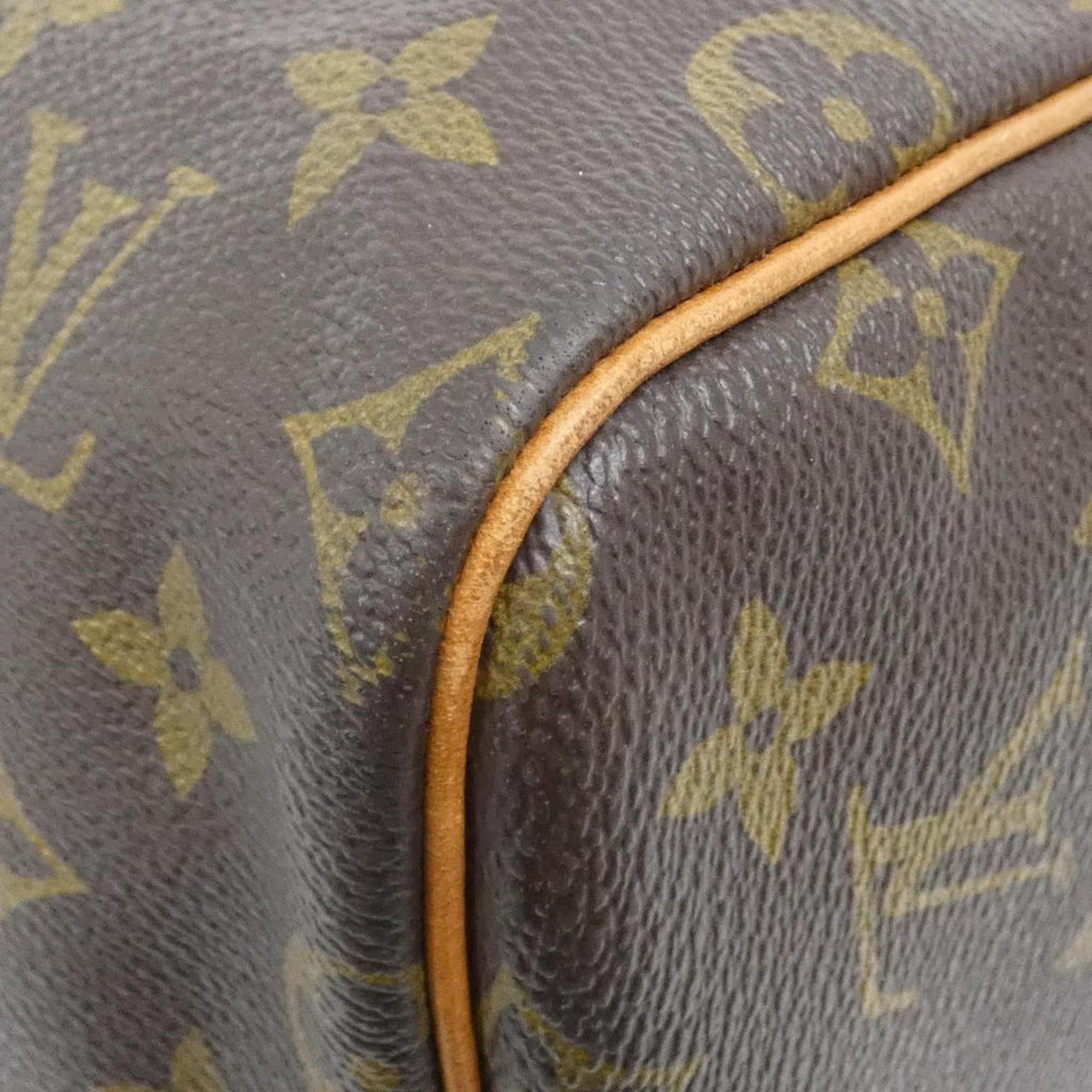 Louis Vuitton Marron Coated Canvas Boston Bag