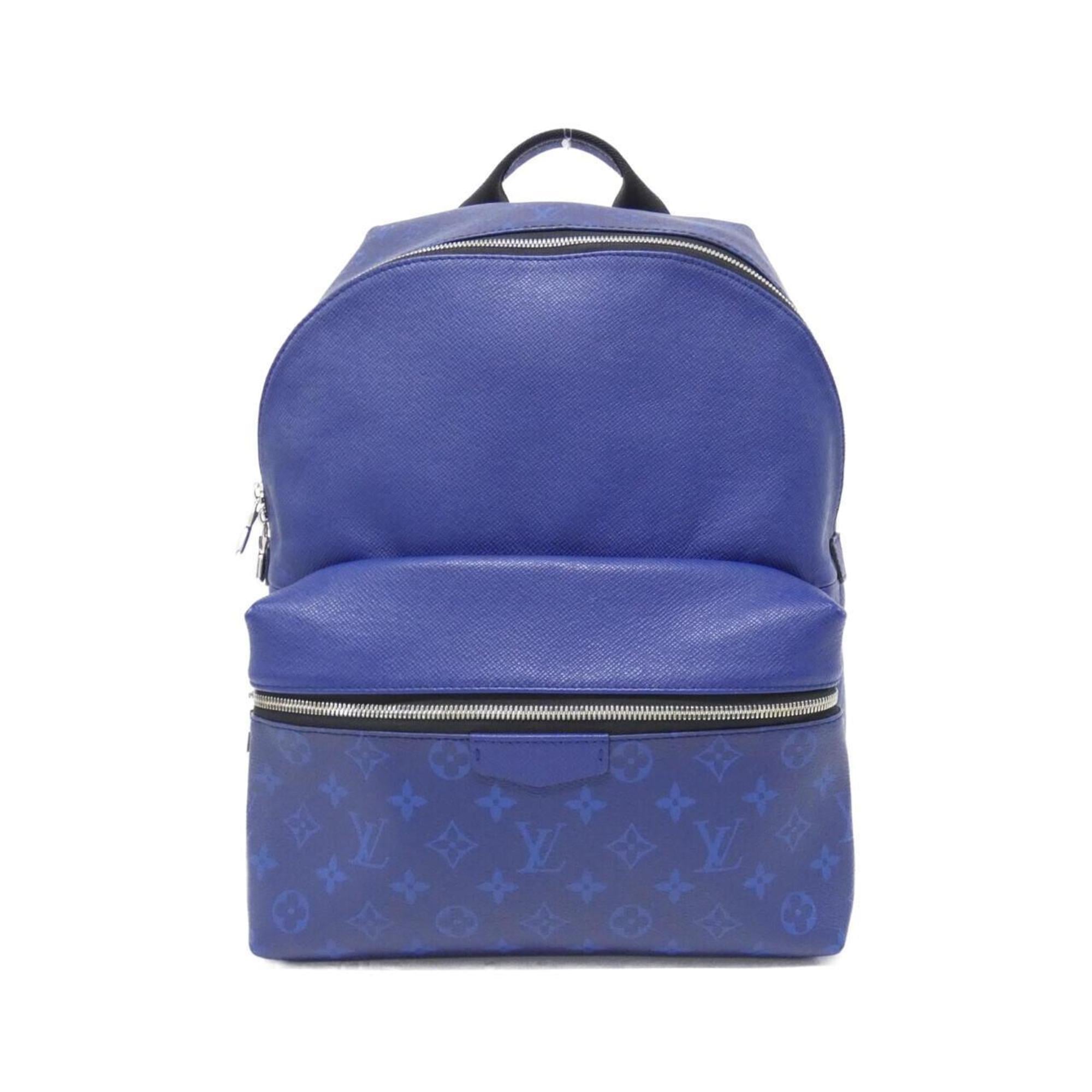 Louis Vuitton Cobalt Coated Canvas Leather Backpack