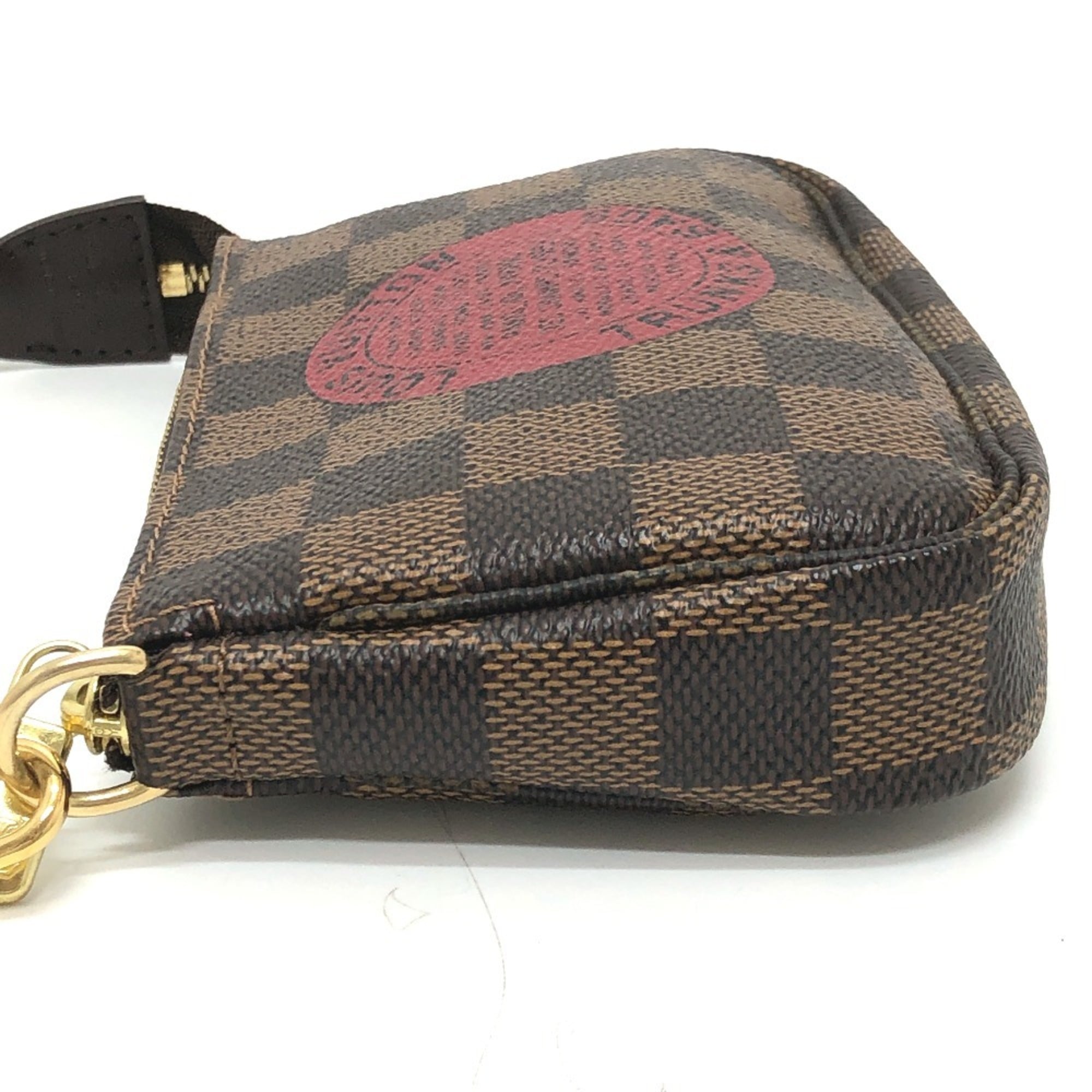 Louis Vuitton Brown Ebene Damier Canvas Pochette Pouch