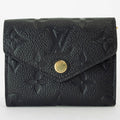 Louis Vuitton Noir Monogram Empreinte Wallet (Tri-Fold)