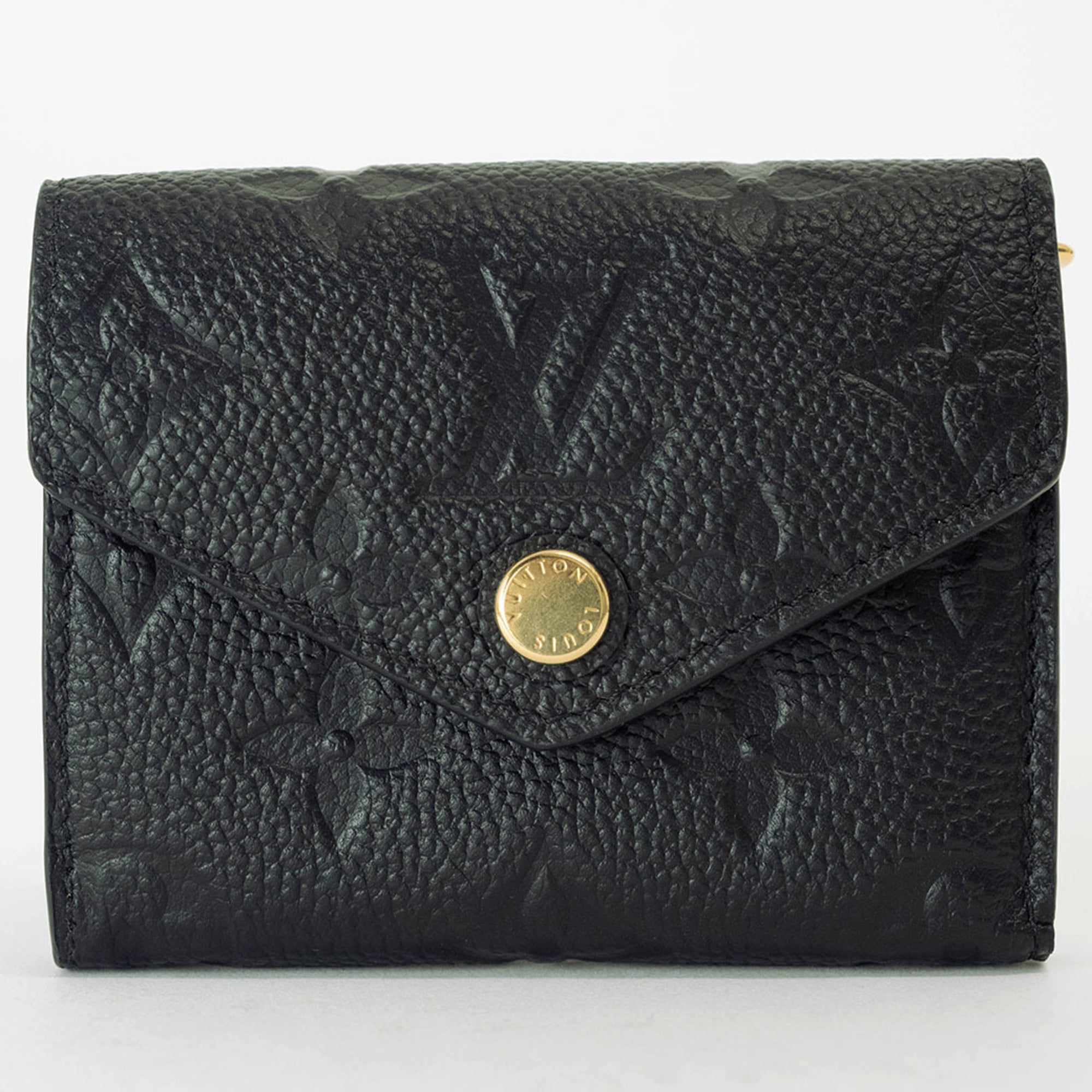 Louis Vuitton Noir Monogram Empreinte Wallet (Tri-Fold)