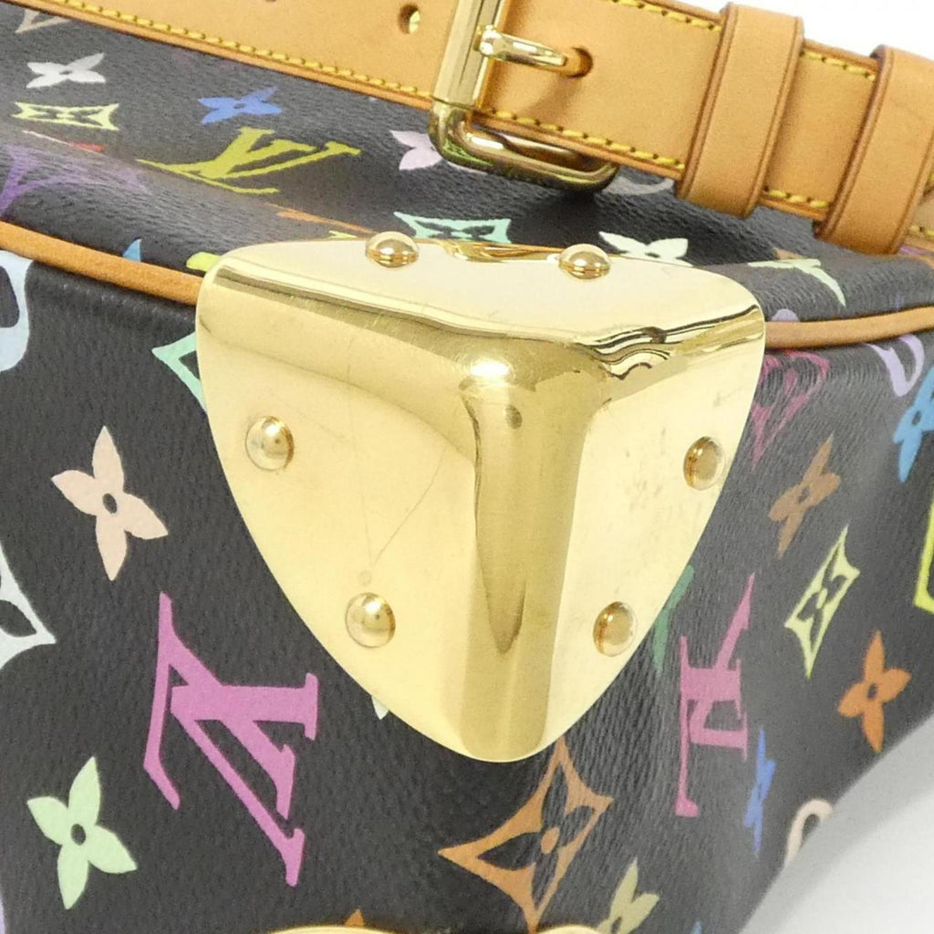 Louis Vuitton Monogram Multicolore Black Coated Canvas Shoulder Bag