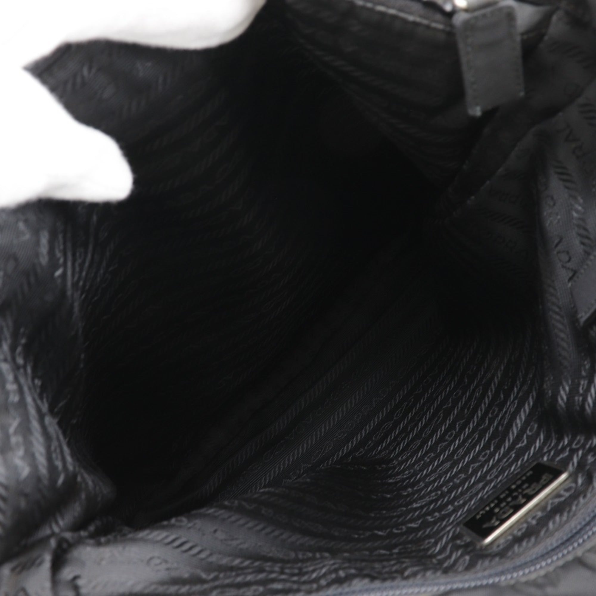 Prada Black Nylon Tote Bag