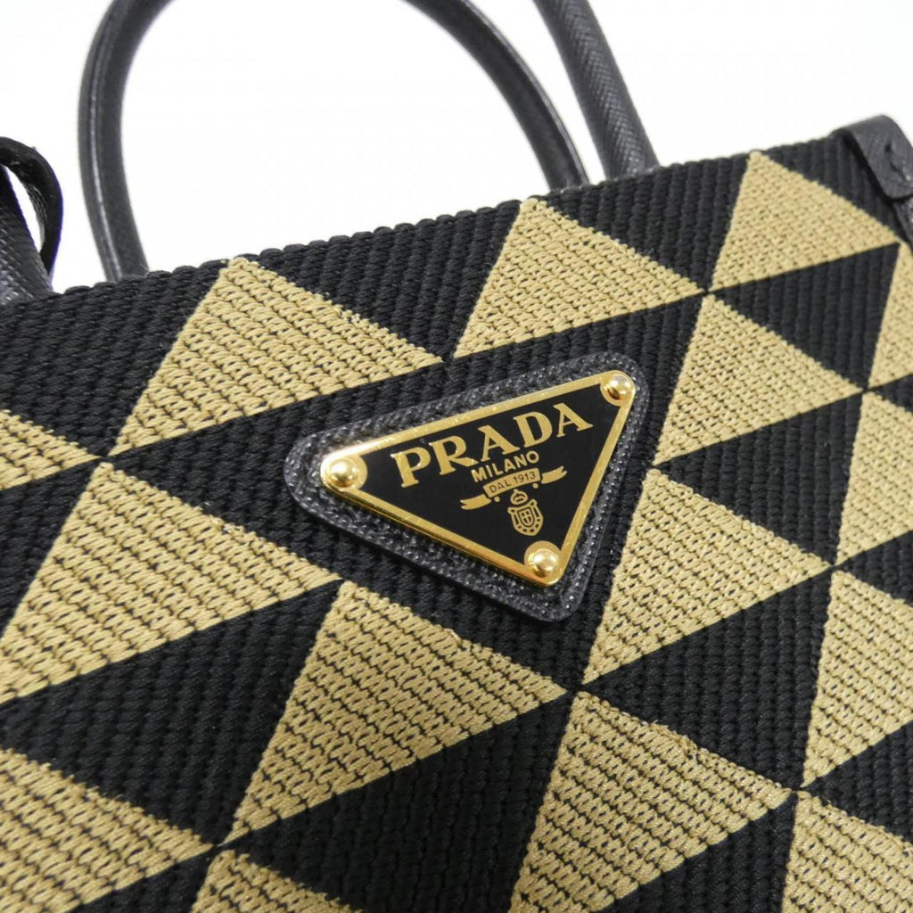 Prada Gold Nero Handbag