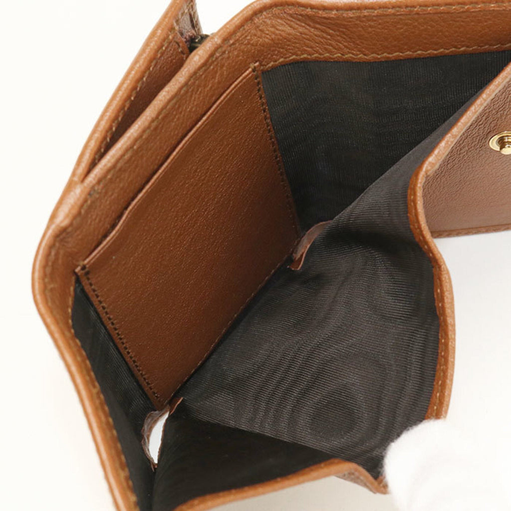 Gucci Brown Leather Wallet (Tri-Fold) (Pre-Owned)
