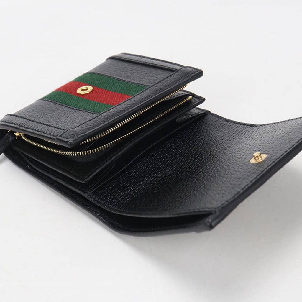Gucci Black Leather Wallet (Bi-Fold) (Pre-Owned)
