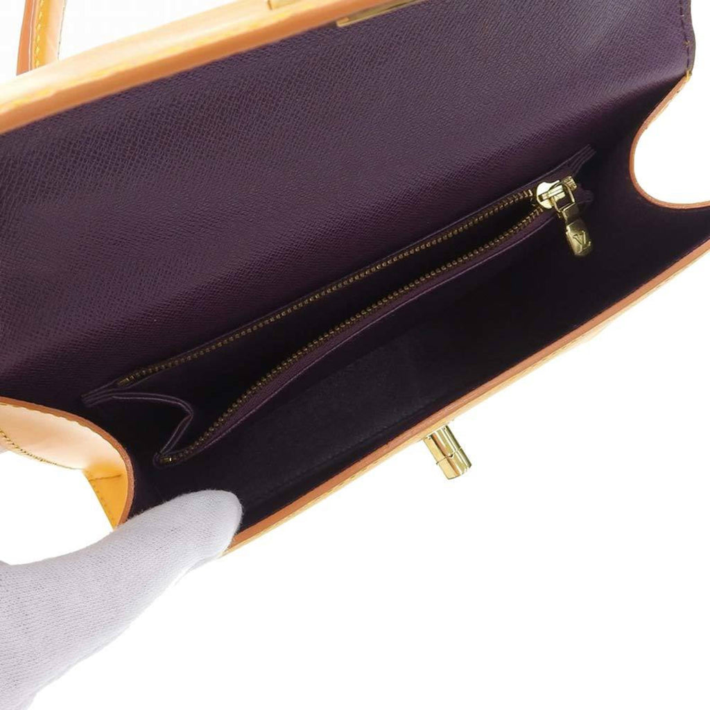 Louis Vuitton Epi Malesherbe Handbag Yellow M52379