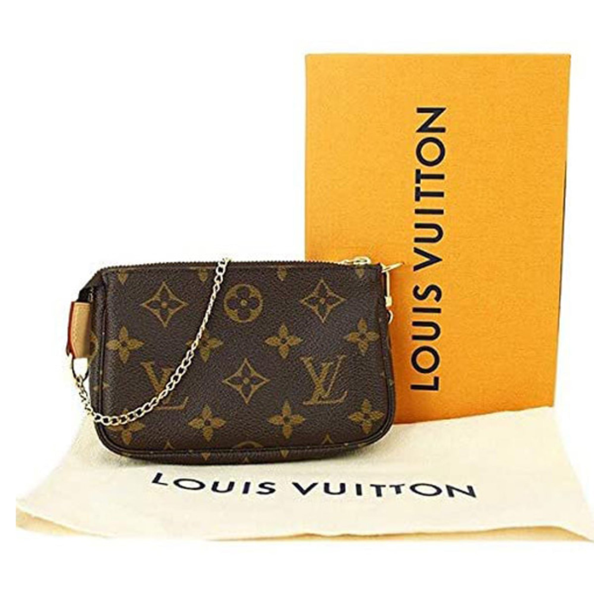 Louis Vuitton Monogram Brown Monogram Pochette Pouch
