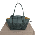 Bottega Veneta Green Leather Handbag Shoulder Bag