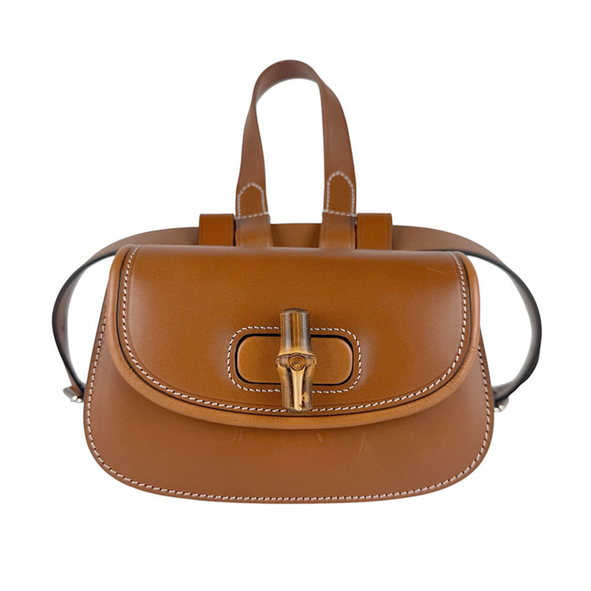 Gucci Brown Leather Fanny Pack (Pre-Owned)