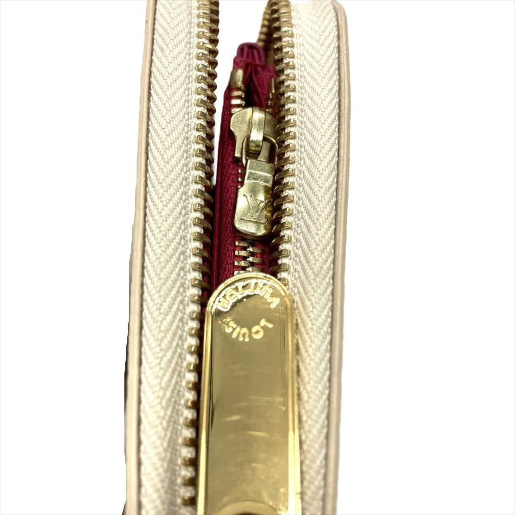 Louis Vuitton White Damier Azur Long Wallet