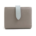 Celine Blue Gray Grayish Leather Wallet (Bi-Fold)