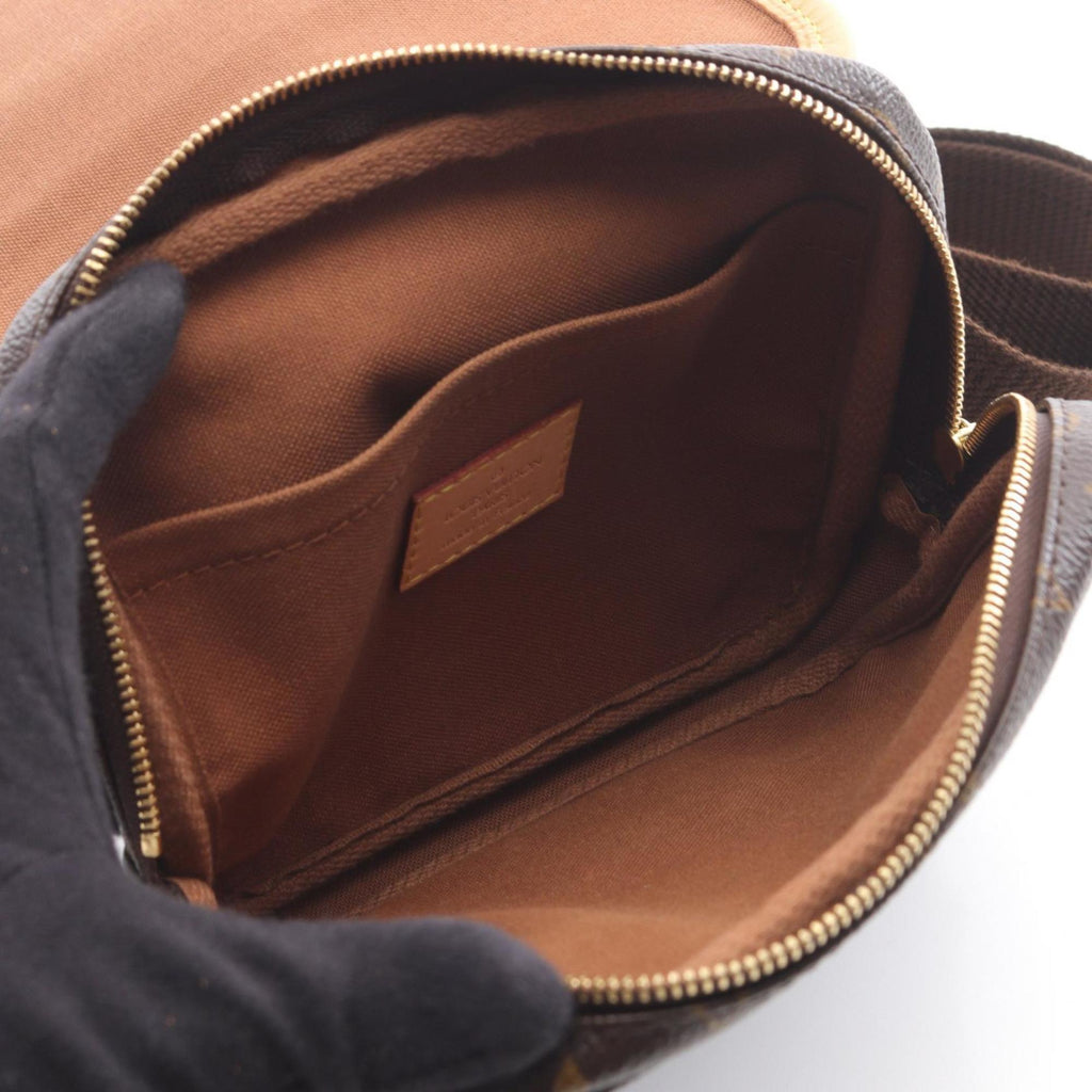 Louis Vuitton Brown Coated Canvas Leather Fanny Pack