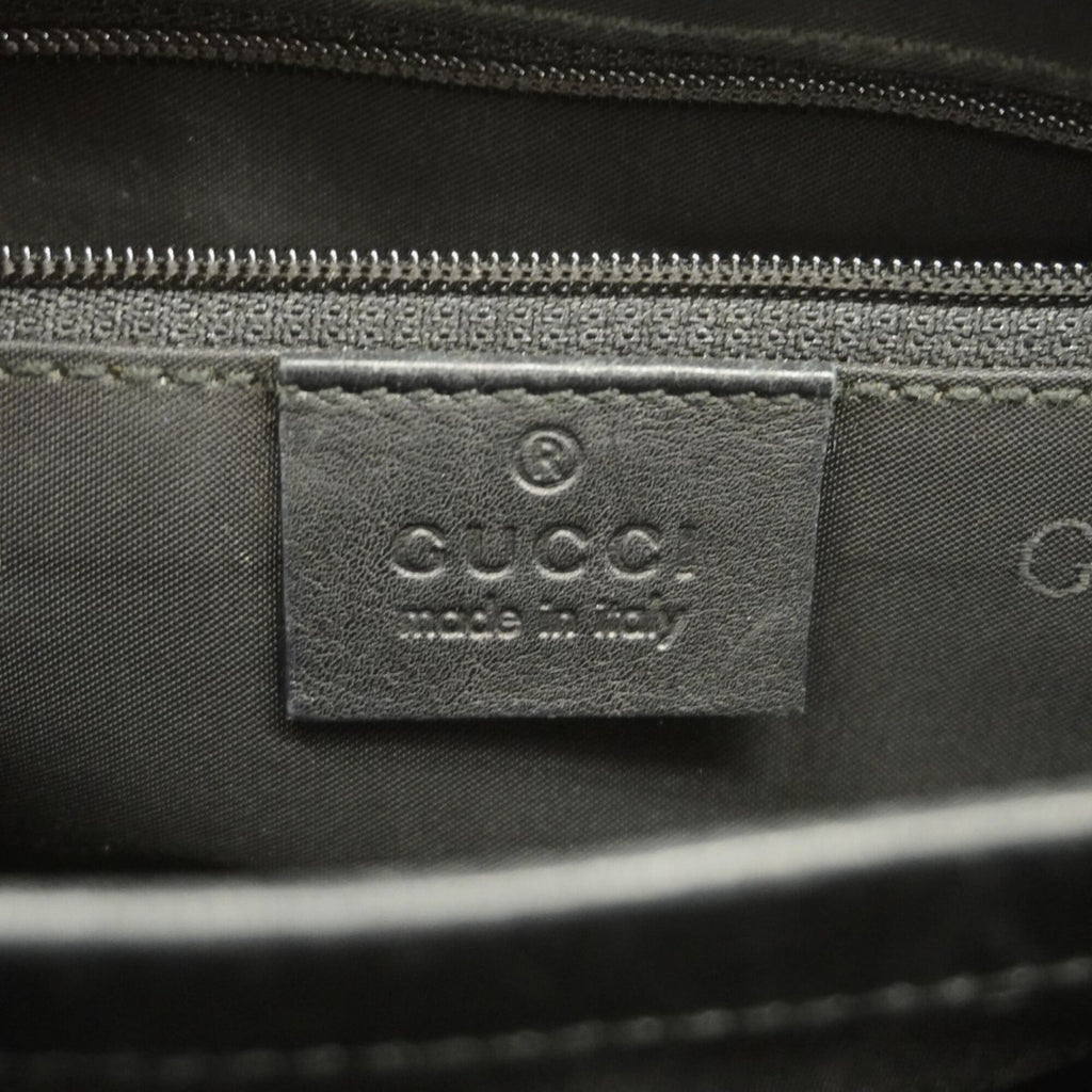 Gucci Black Leather Handbag (Pre-Owned)