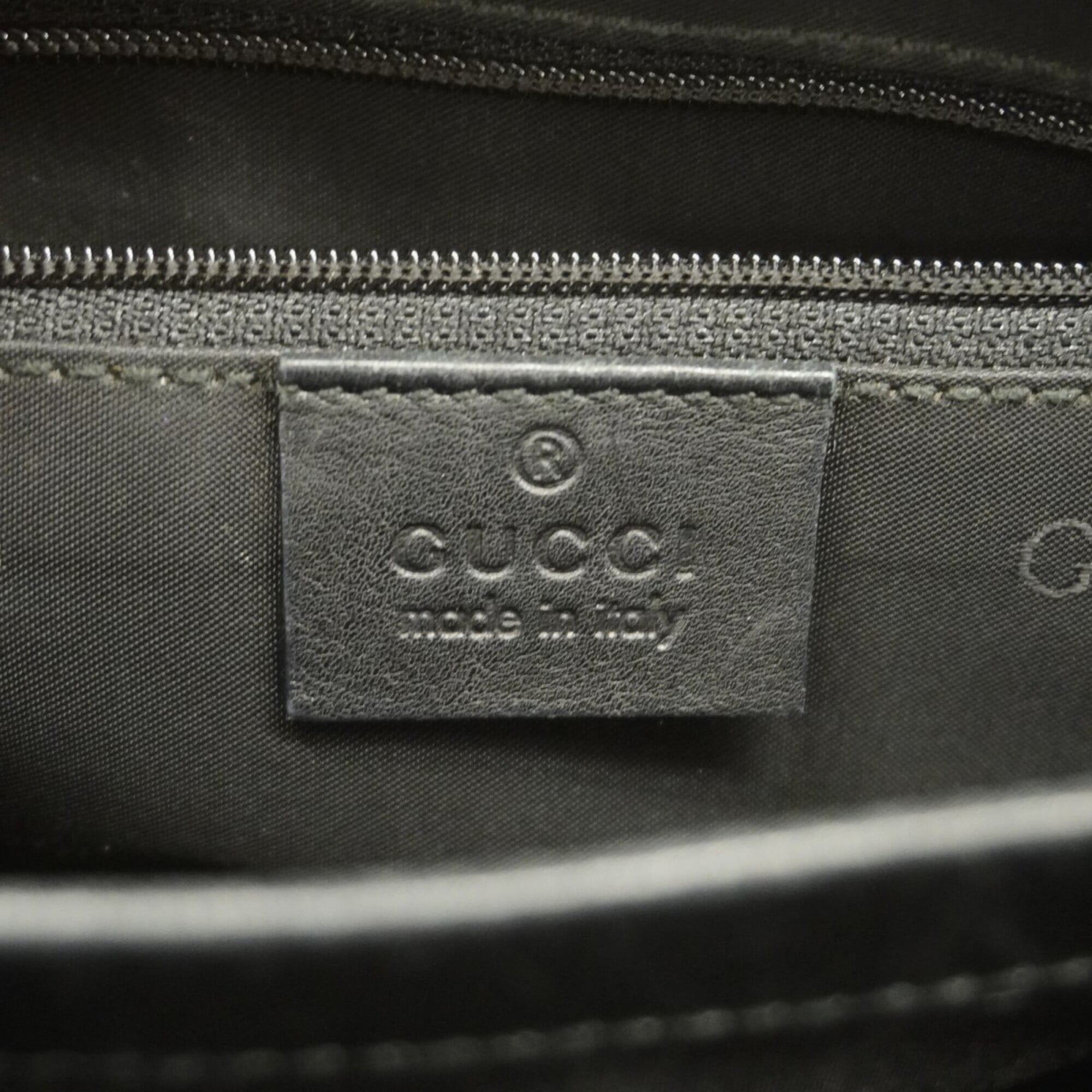 Gucci Black Leather Handbag (Pre-Owned)