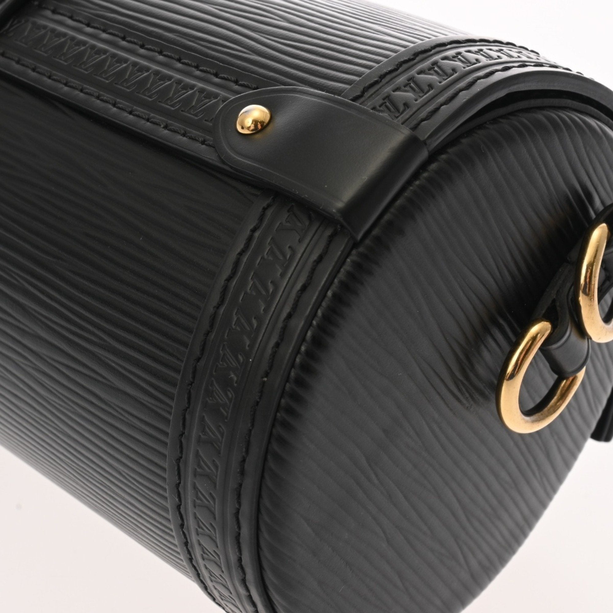 Louis Vuitton Noir Epi Leather Shoulder Bag