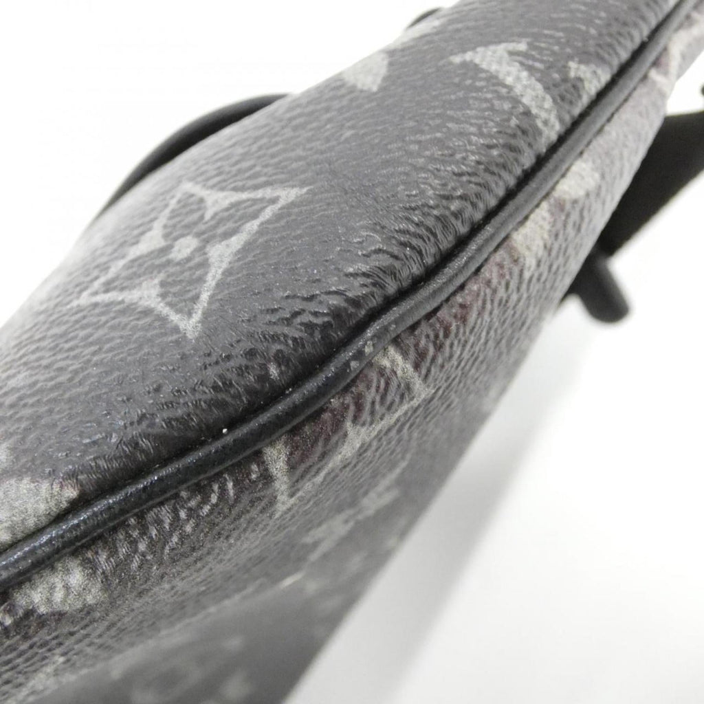 Louis Vuitton Black Coated Canvas Shoulder Bag