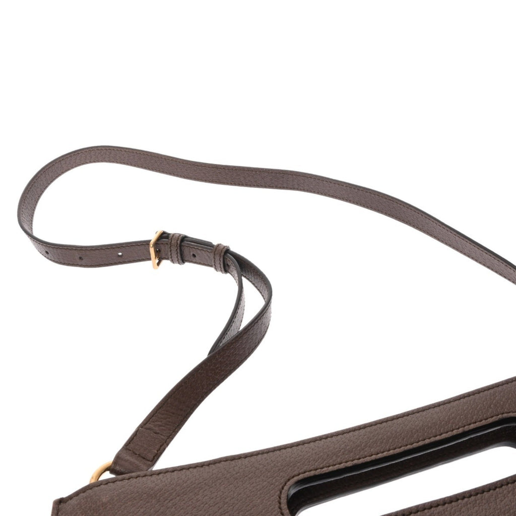 Gucci Beige Brown Gg Supreme Canvas Leather Shoulder Bag Tote Bag (Pre-Owned)