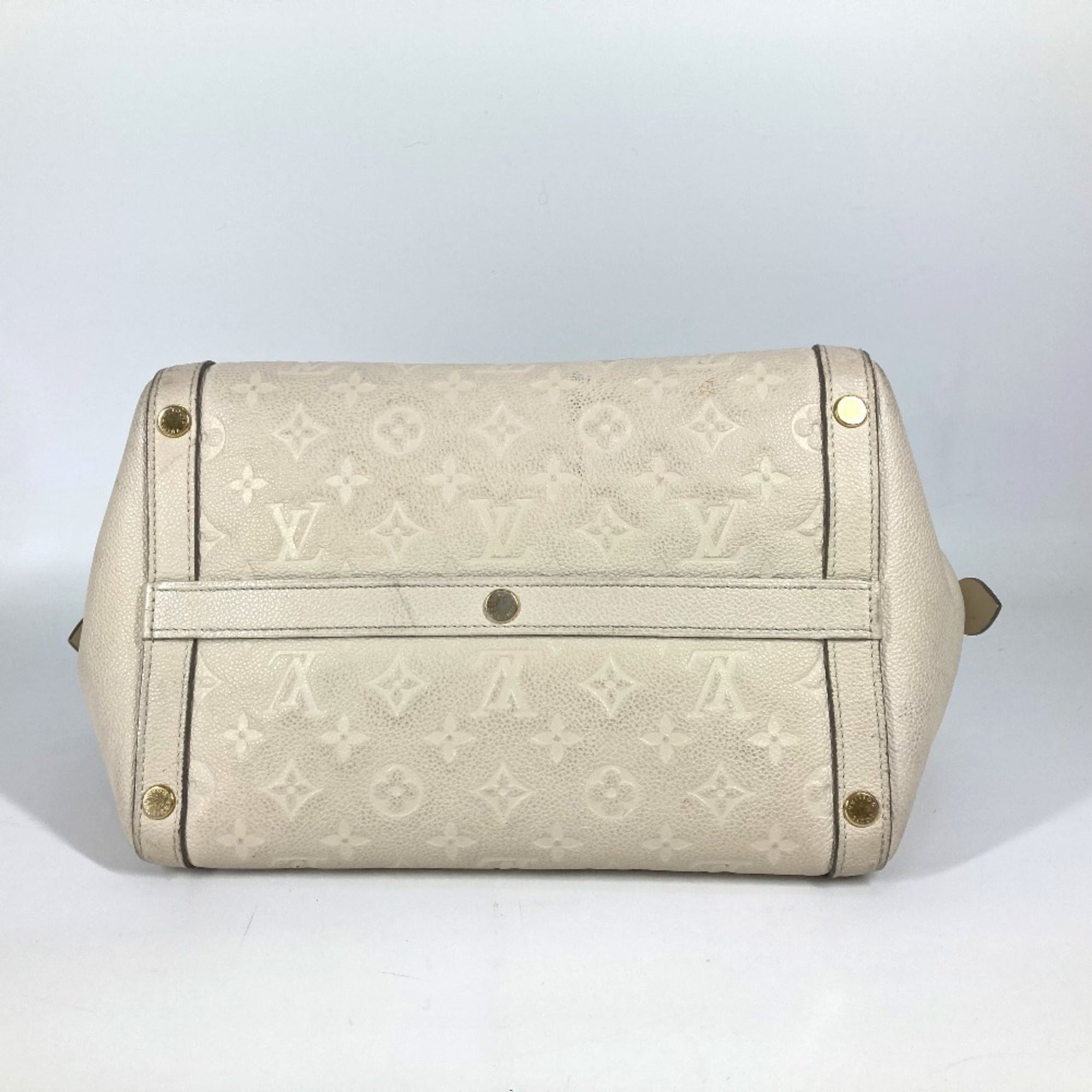 Louis Vuitton Monogram Empreinte Neige White Monogram Empreinte Handbag Tote Bag