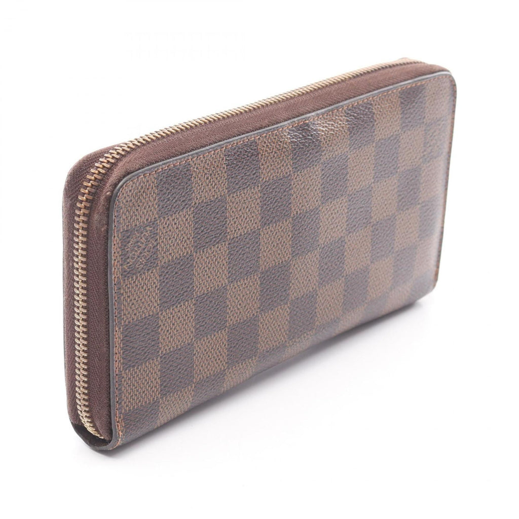 Louis Vuitton Brown Ebene Damier Canvas Pvc Long Wallet