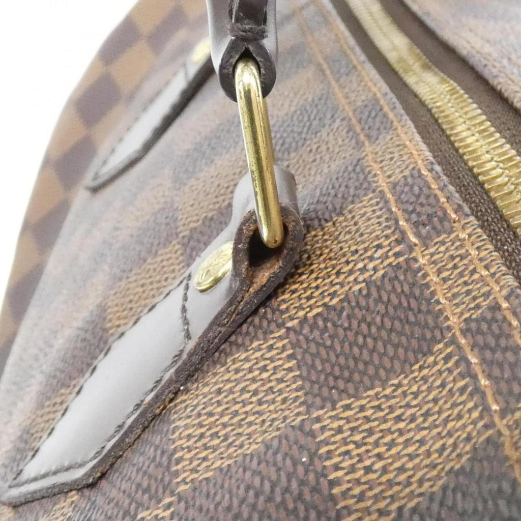 Louis Vuitton Ebene Coated Canvas Boston Bag
