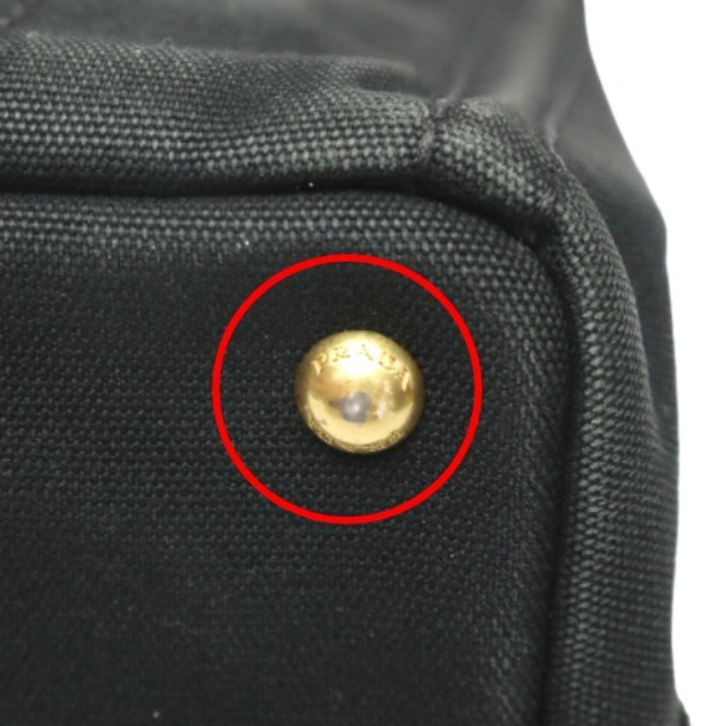 Prada Black Denim Tote Bag