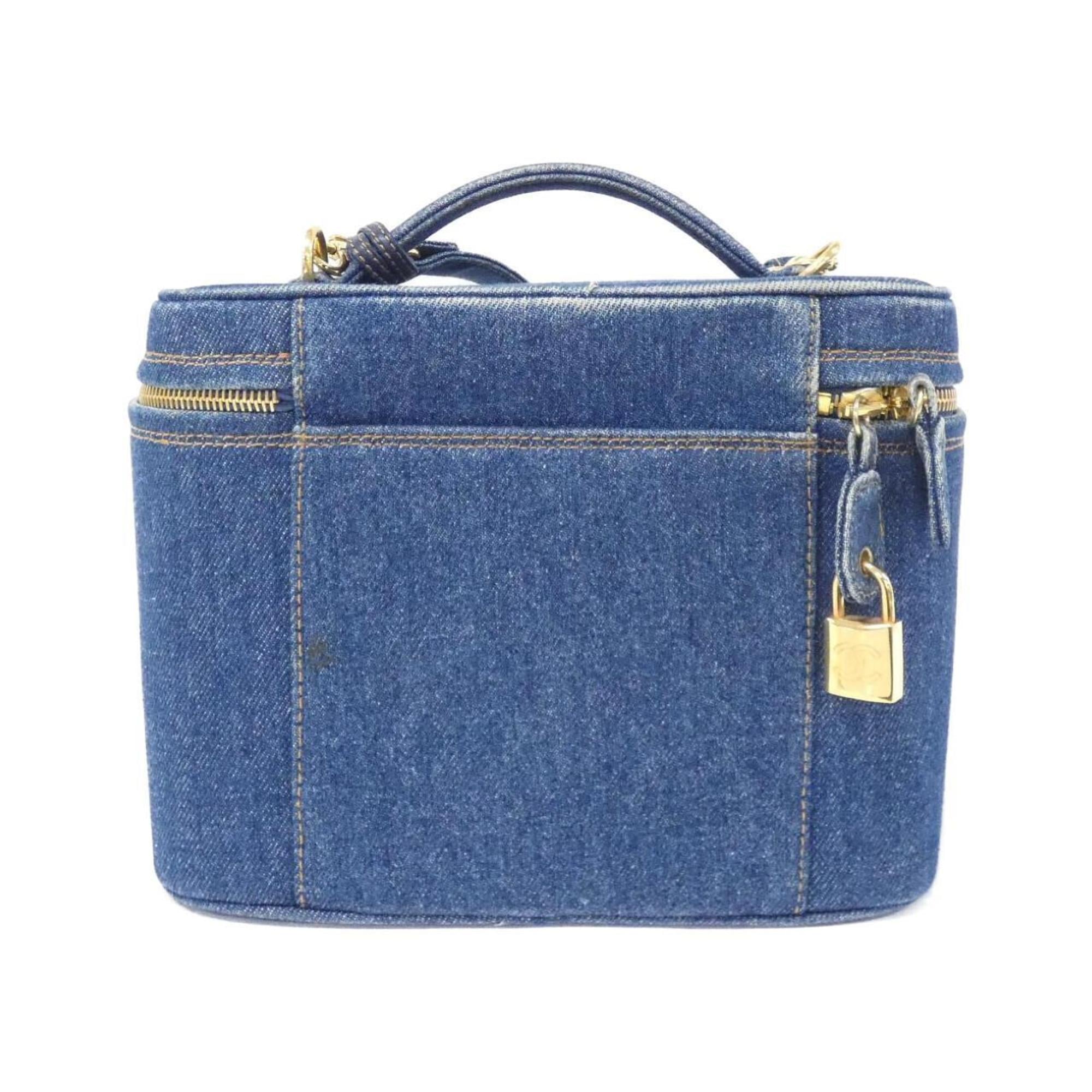 Chanel Blue Denim Handbag