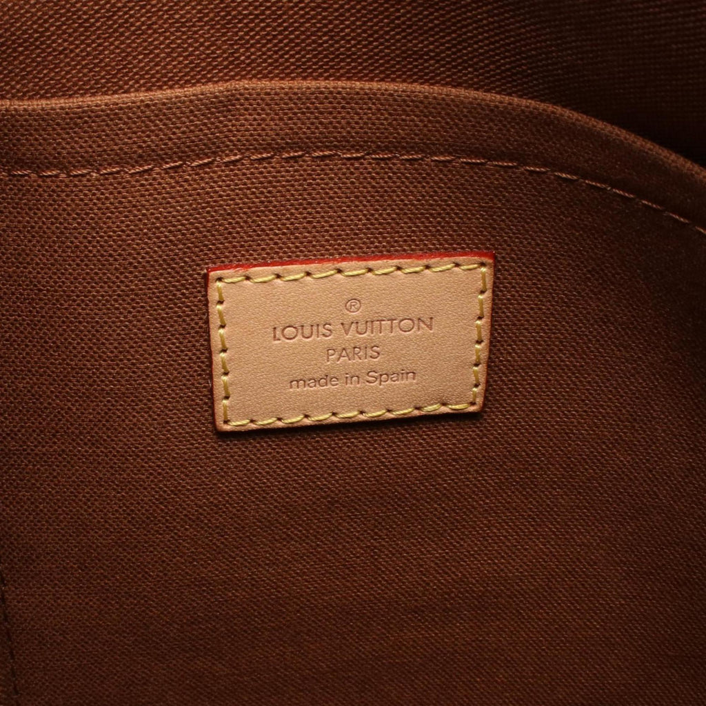 Louis Vuitton Monogram Brown Coated Canvas Leather Shoulder Bag