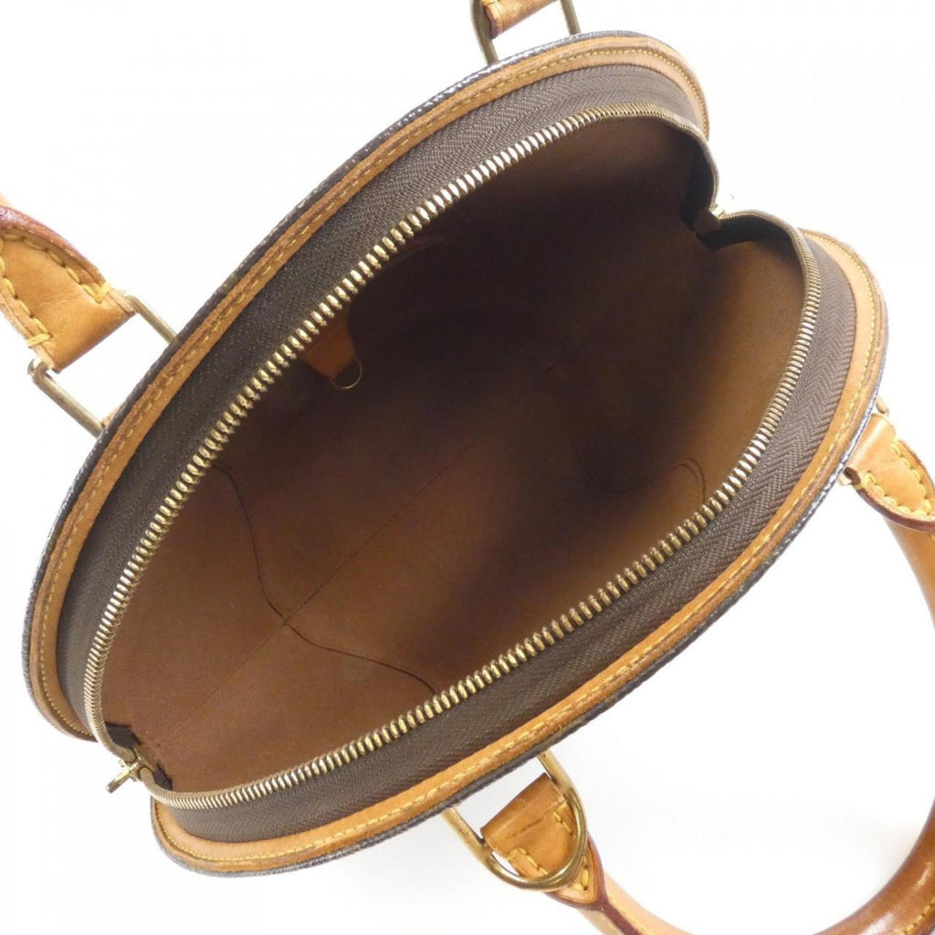 Louis Vuitton Brown Coated Canvas Handbag