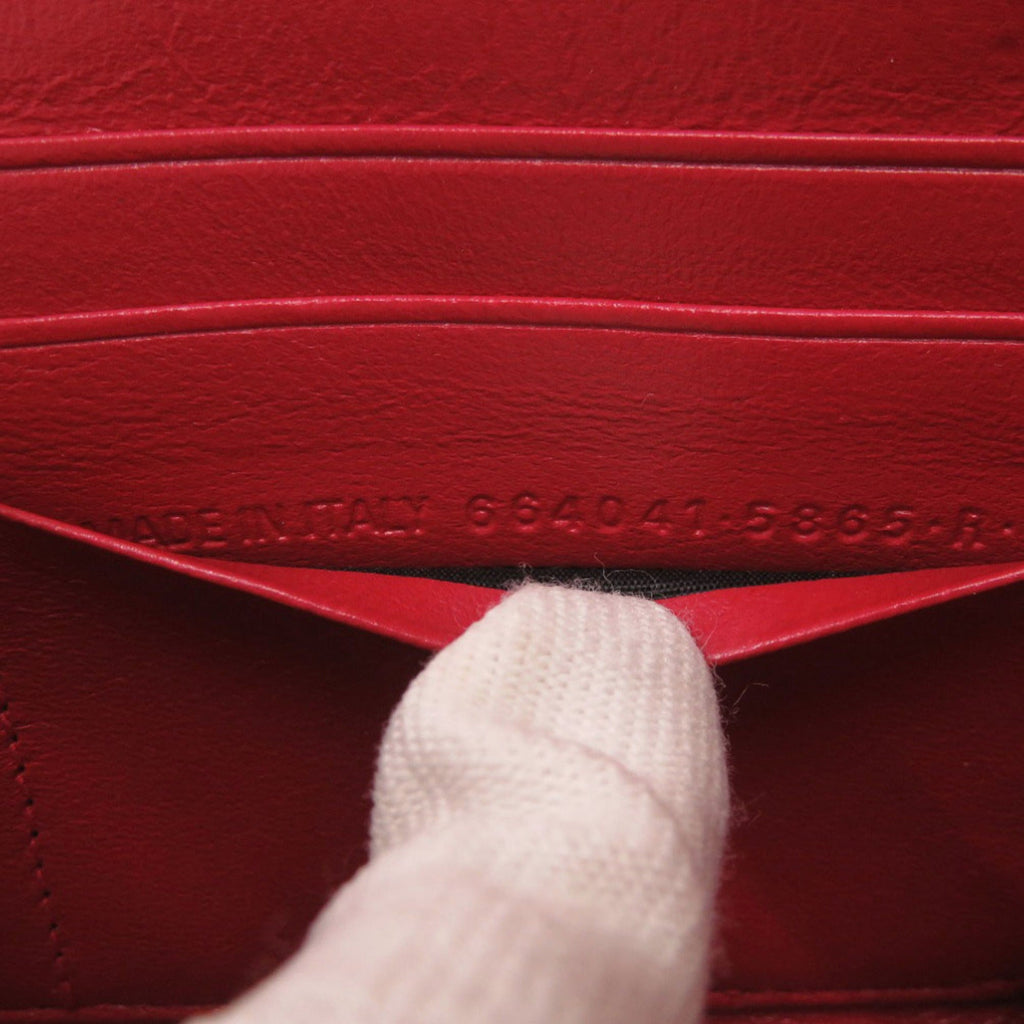 Balenciaga Pink Leather Long Wallet (Bi-Fold)