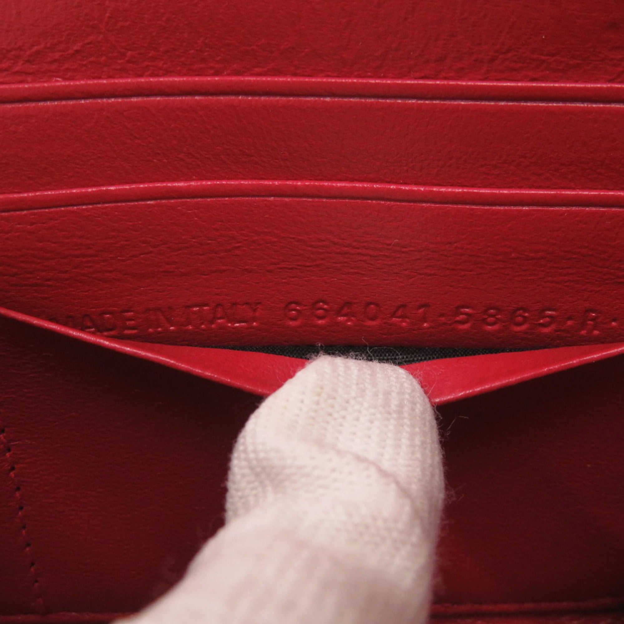 Balenciaga Pink Leather Long Wallet (Bi-Fold)