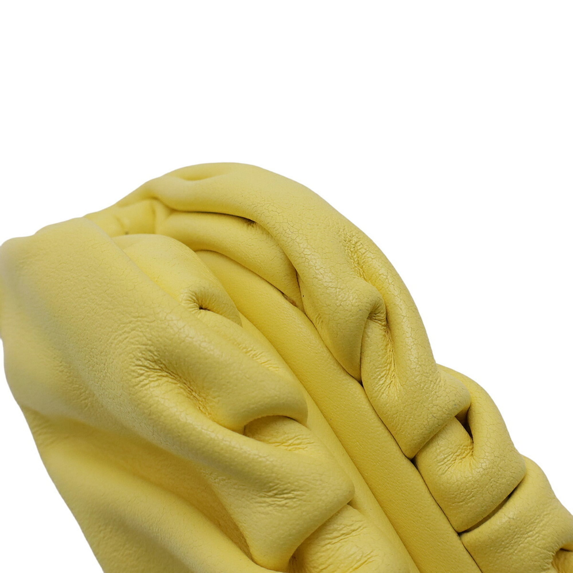 Bottega Veneta Yellow Leather Coin Purse/Coin Case