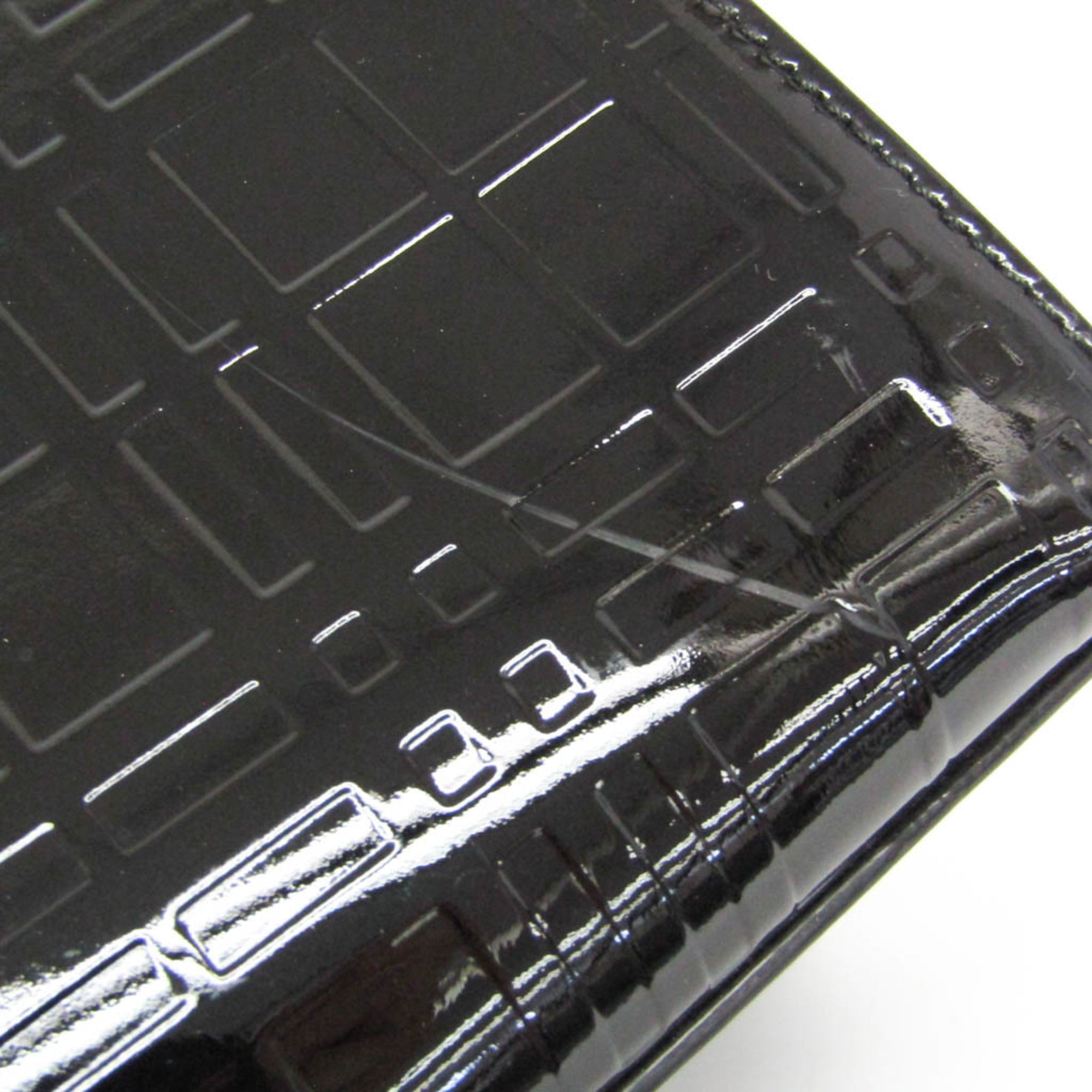 Burberry Black Patent Leather Shoulder Bag
