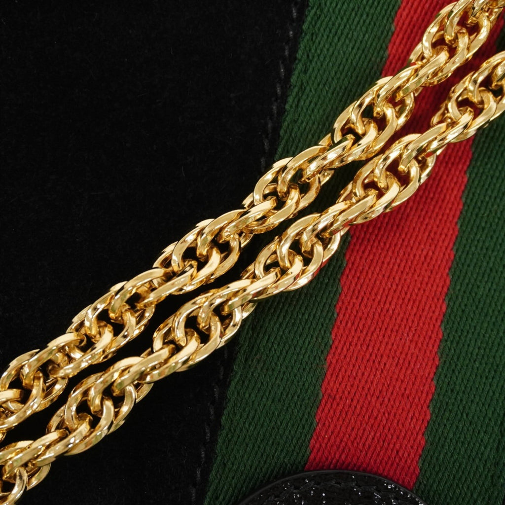 Gucci Black Suede Shoulder Bag (Pre-Owned)