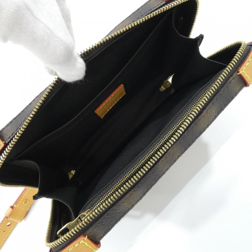 Louis Vuitton Marron Coated Canvas Shoulder Bag