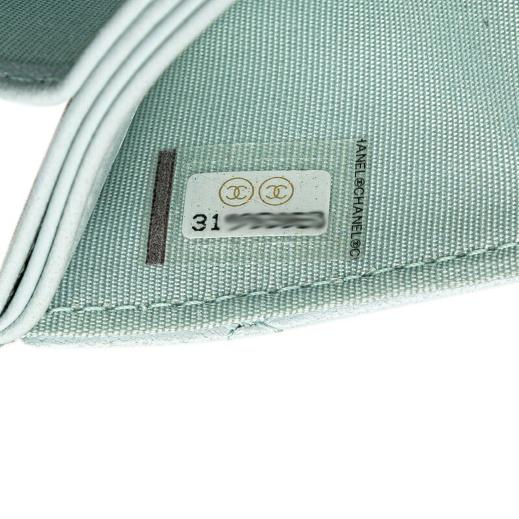 Chanel Light Blue Leather Shoulder Bag
