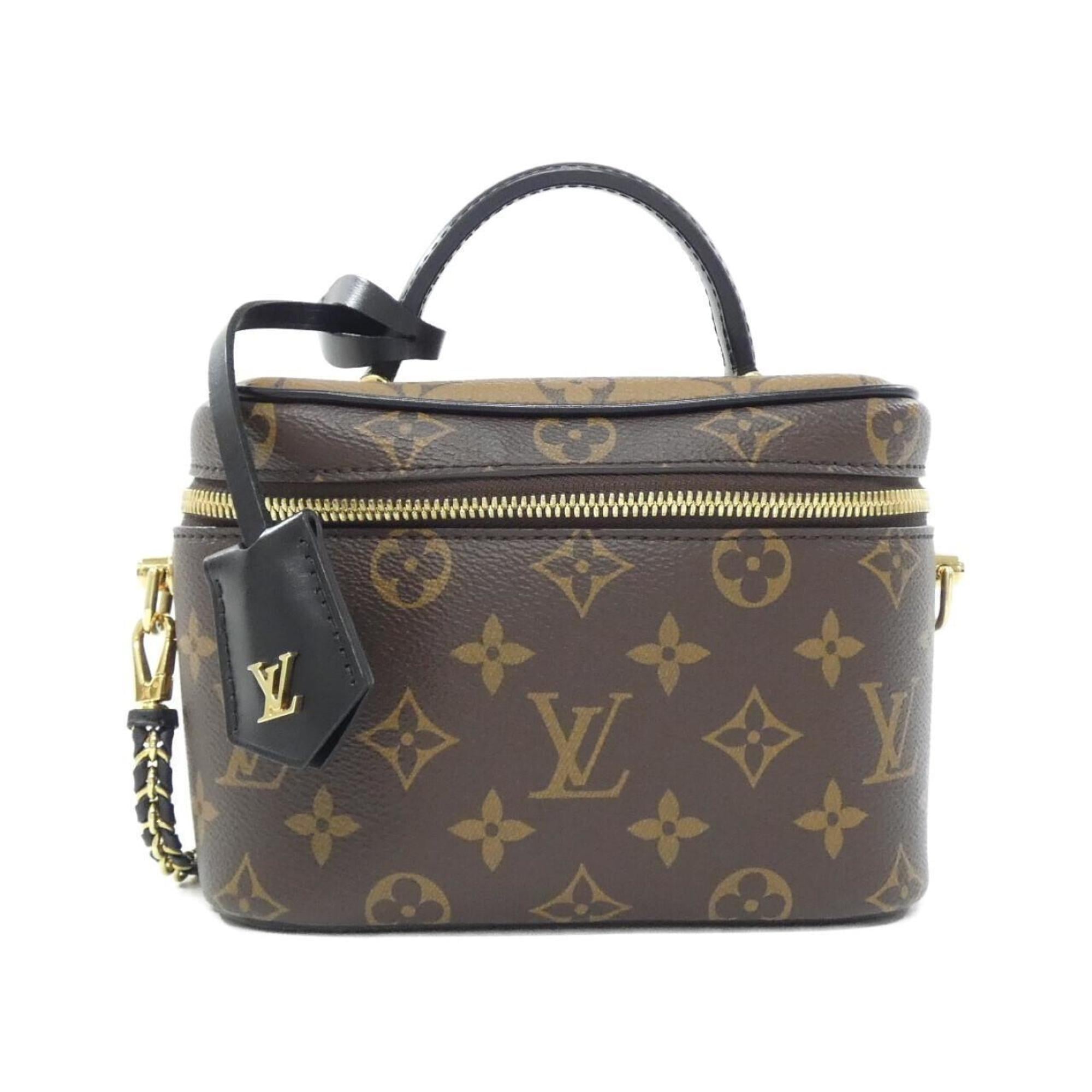 Louis Vuitton Marron Coated Canvas Handbag