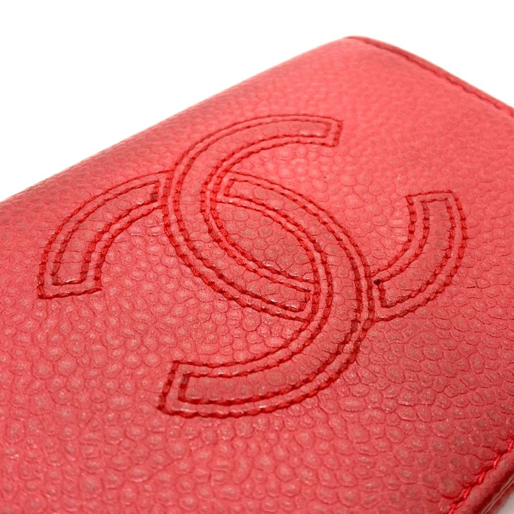 Chanel Pink Leather Wallet (Tri-Fold)