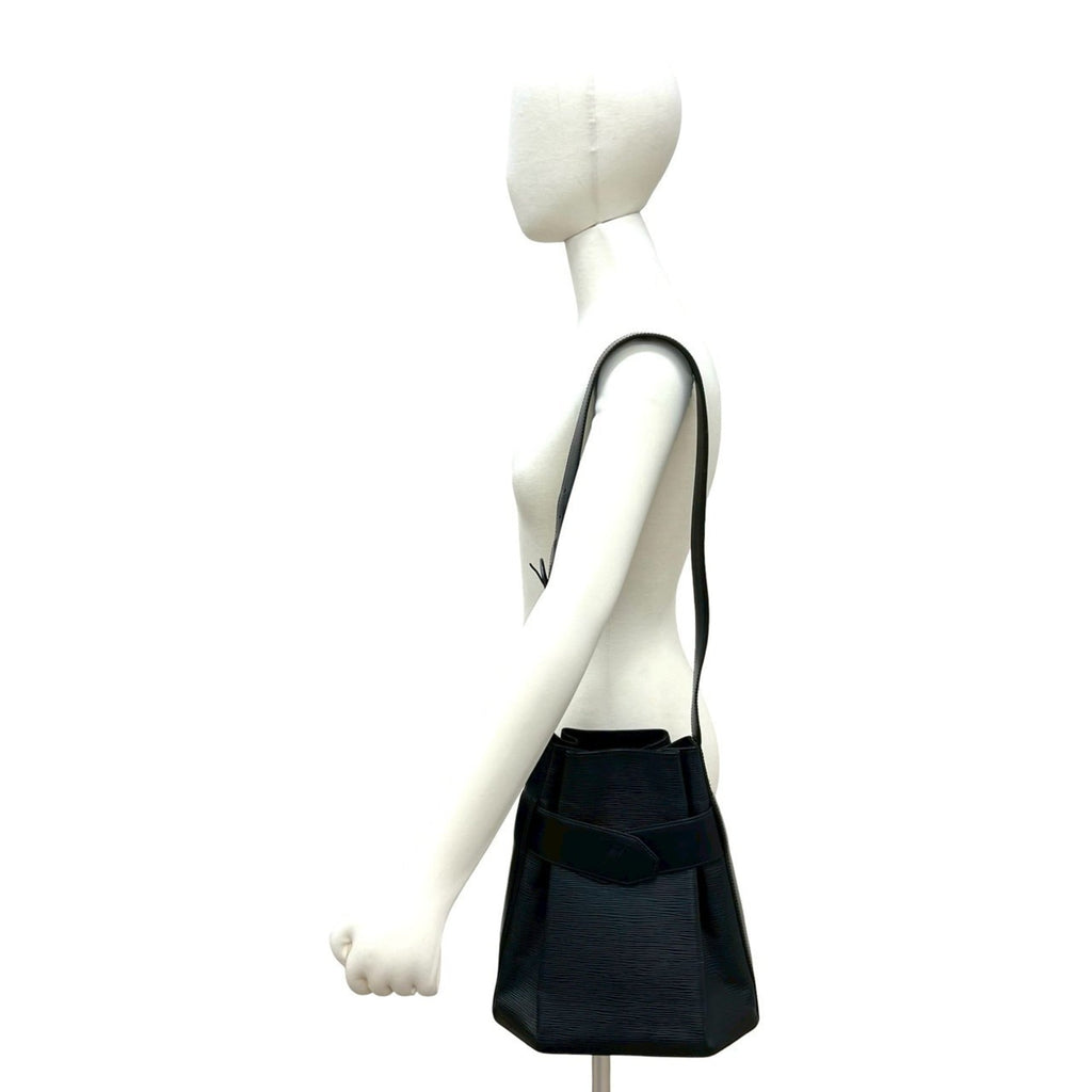 Louis Vuitton Black Epi Leather Shoulder Bag