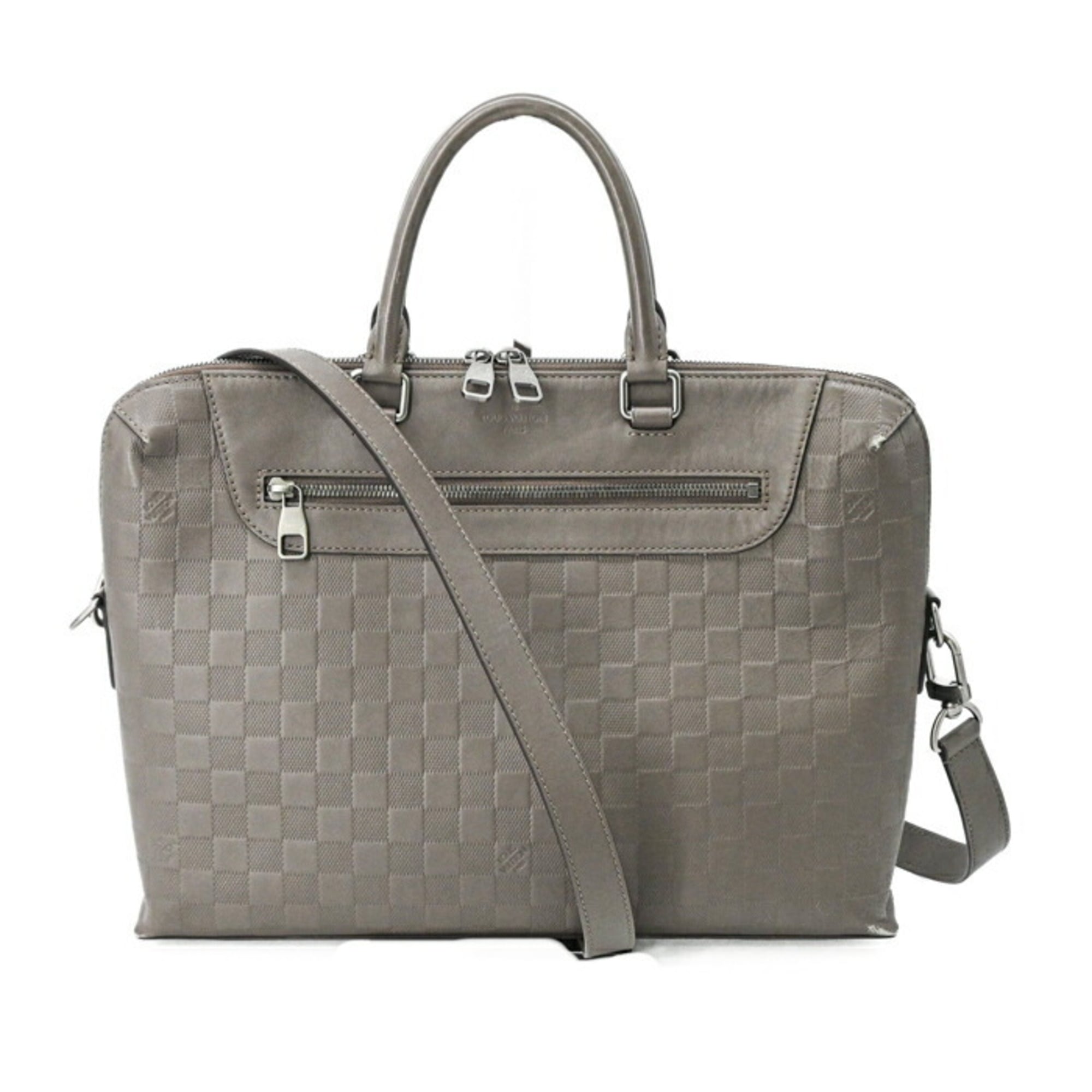 Louis Vuitton Gray Damier Infini Shoulder Bag