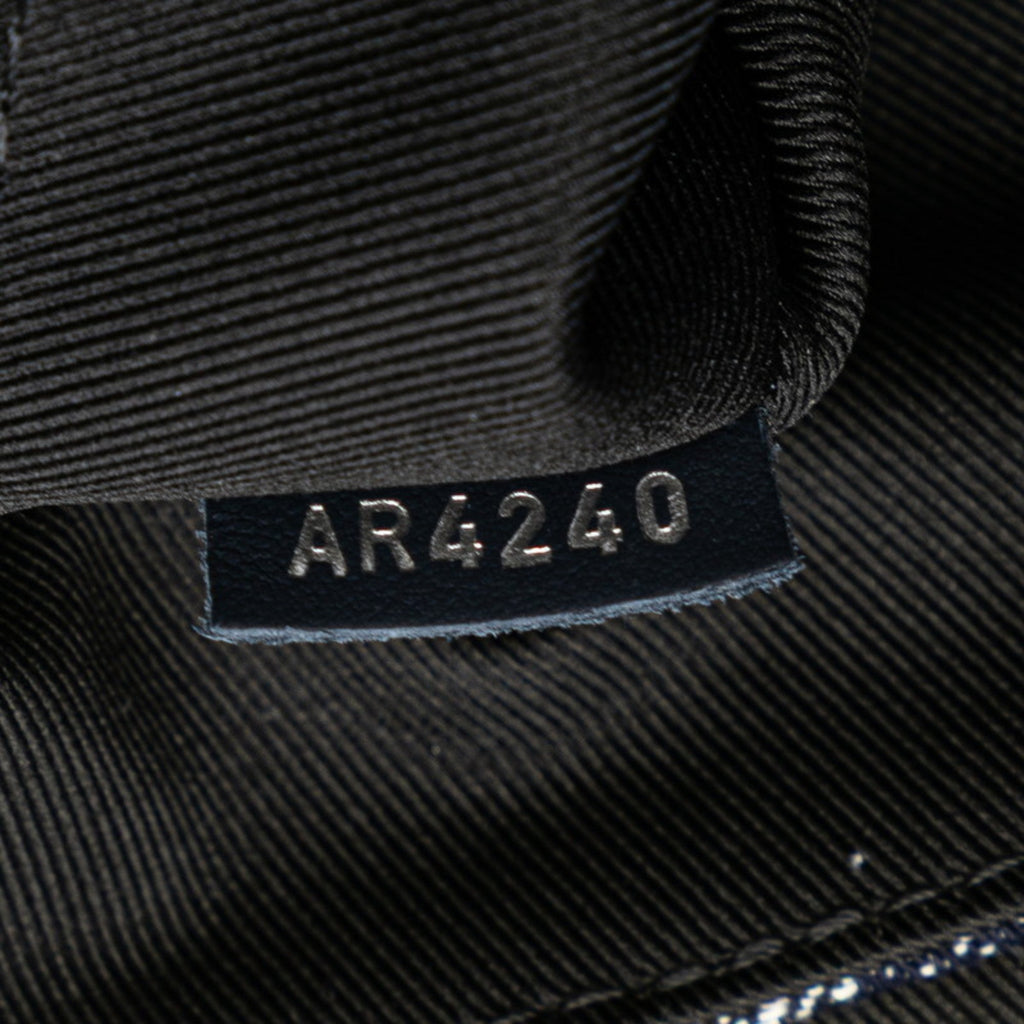 Louis Vuitton Navy Denim Leather Messenger Bag