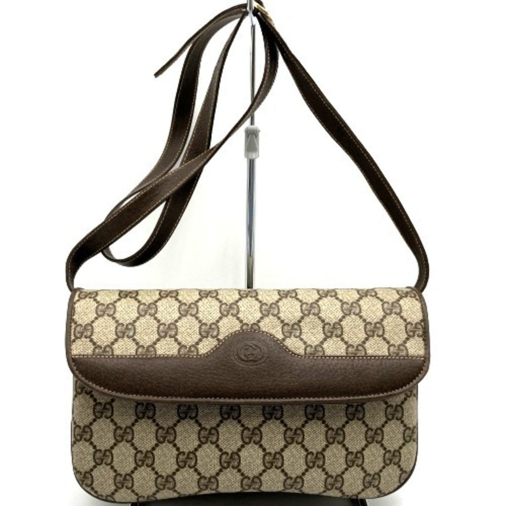 Gucci Brown Gg Supreme Shoulder Bag (Pre-Owned)