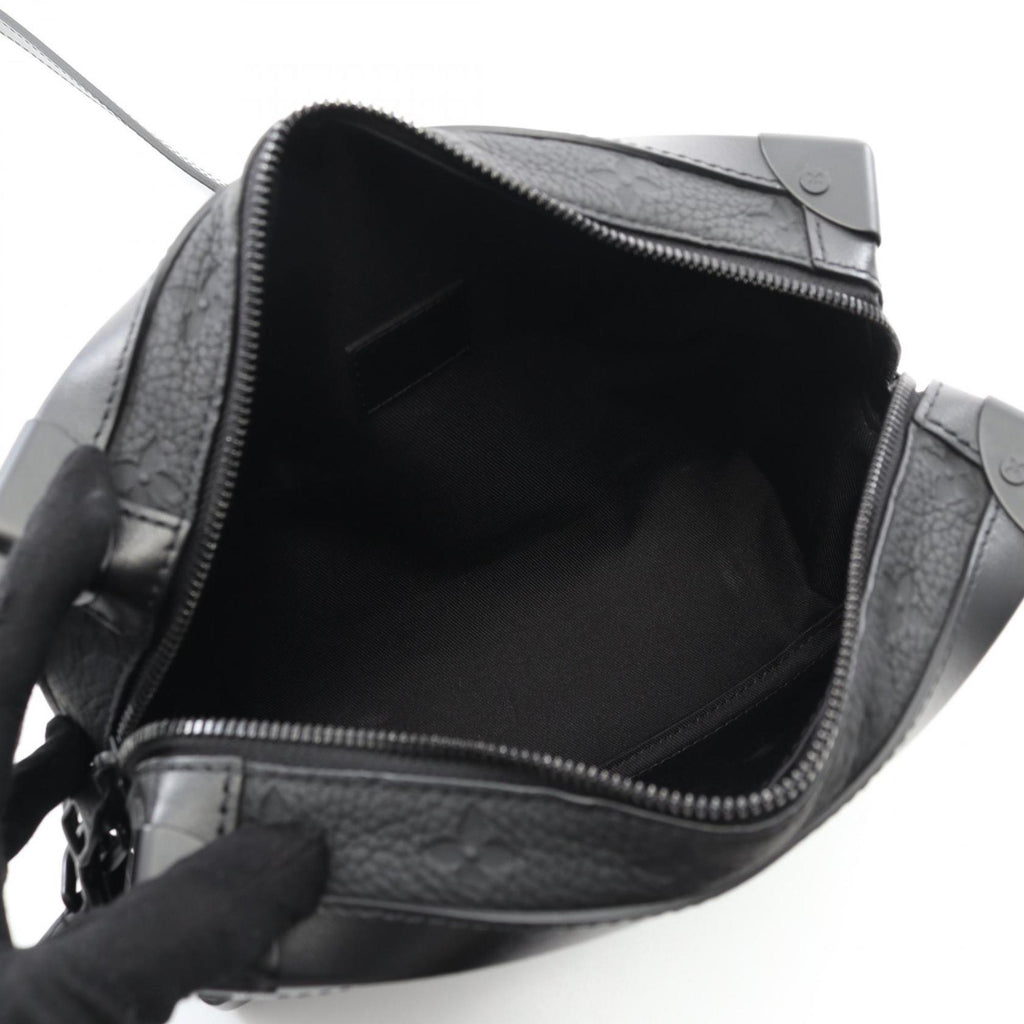 Louis Vuitton Black Noir Monogram Leather Shoulder Bag