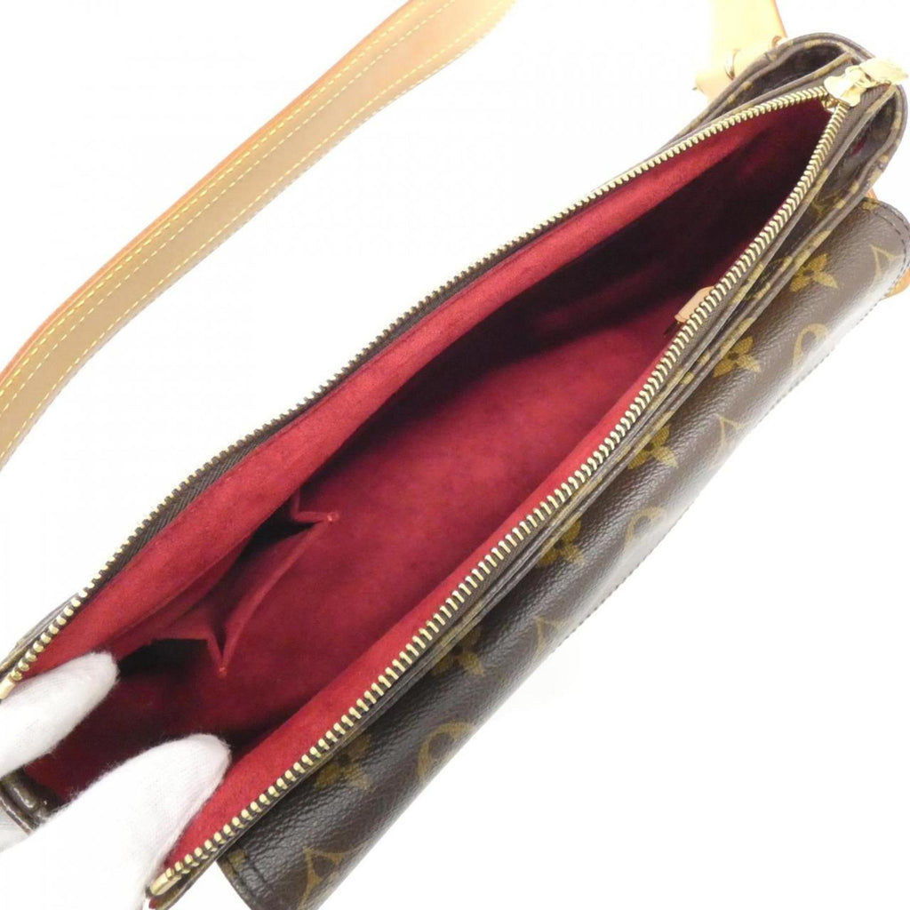 Louis Vuitton Marron Coated Canvas Shoulder Bag