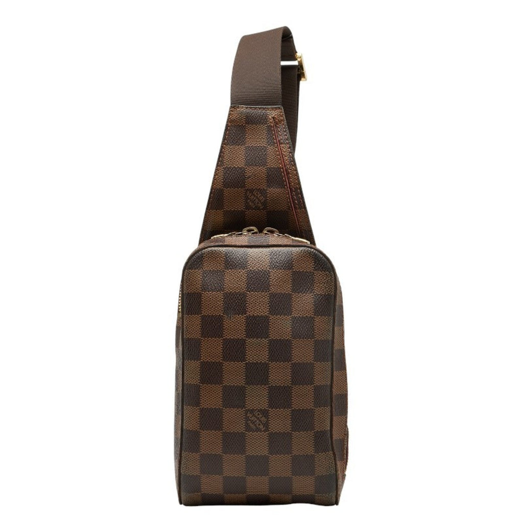 Louis Vuitton Damier Brown Pvc Leather Shoulder Bag Sling Bag